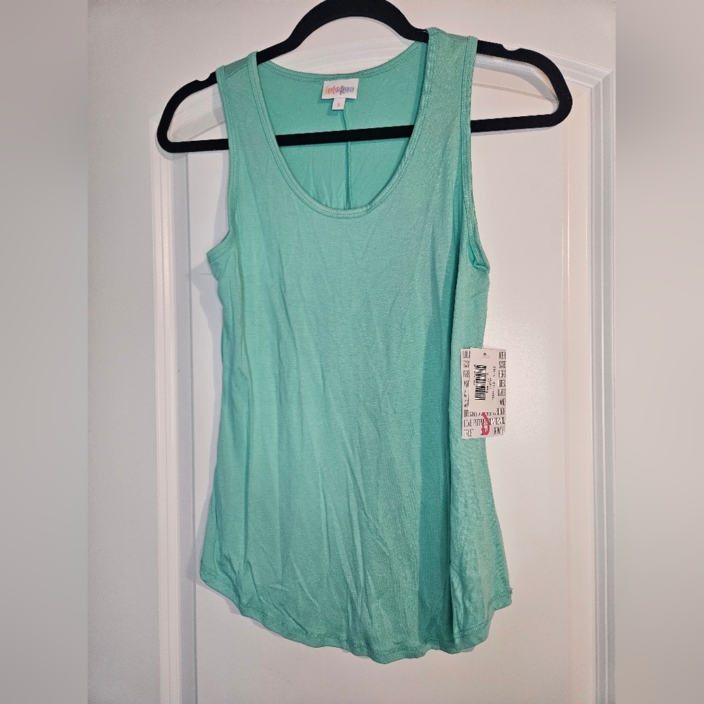 LuLaRoe Fitted Green Tank Top